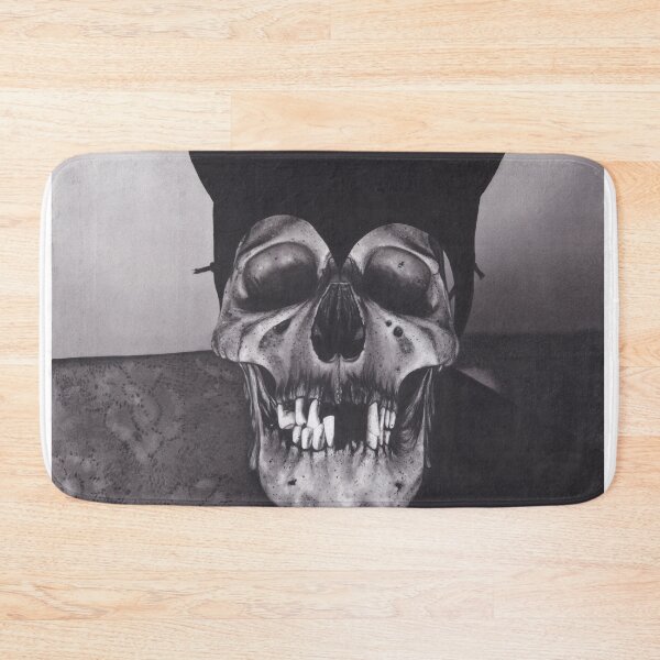 Item preview, Realism Charcoal Drawing of Skull Wearing Cat Mask designed and sold by brittnideweese.