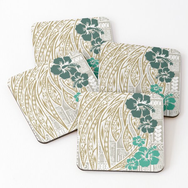 Item preview, Hawaiian - Samoan - Polynesian Tropical Floral Print designed and sold by sunnthreads.