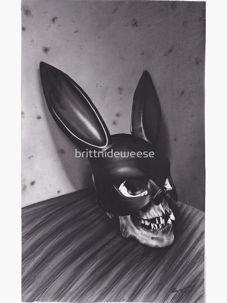 skull bunny mask