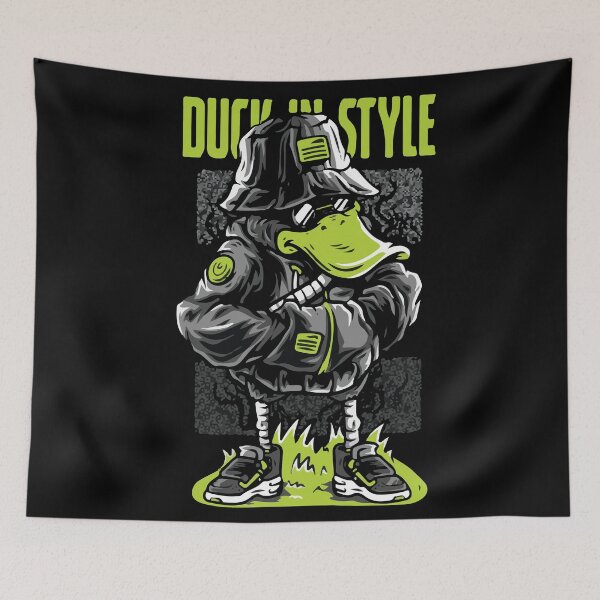 Item preview, cool duck in jacket designed and sold by Shopwick.