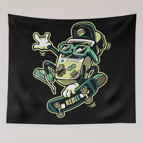 Item preview, old school gamer skater designed and sold by Shopwick.