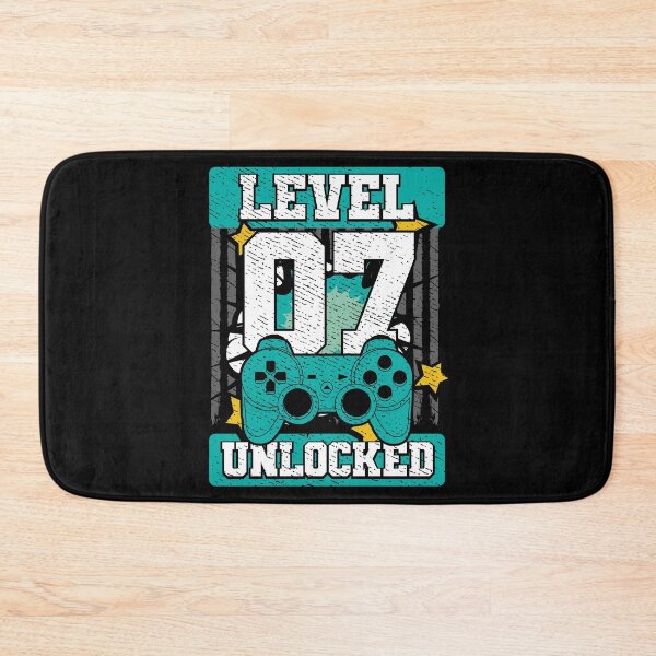 Item preview, Video Gaming Birthday 7 Year Old Gamer Gift Level 7 Unlocked designed and sold by EstelleStar.