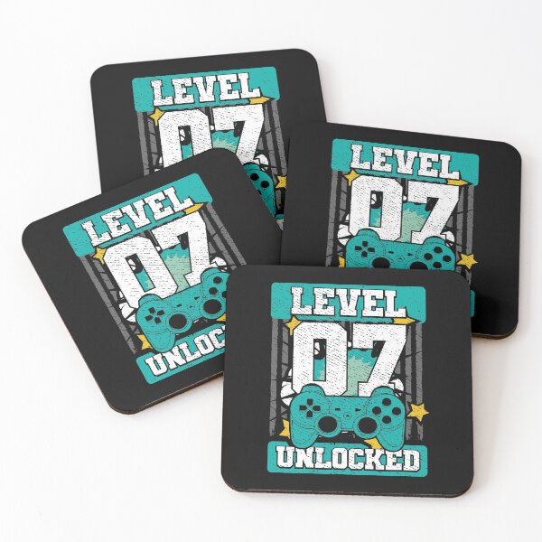 Item preview, Video Gaming Birthday 7 Year Old Gamer Gift Level 7 Unlocked designed and sold by EstelleStar.