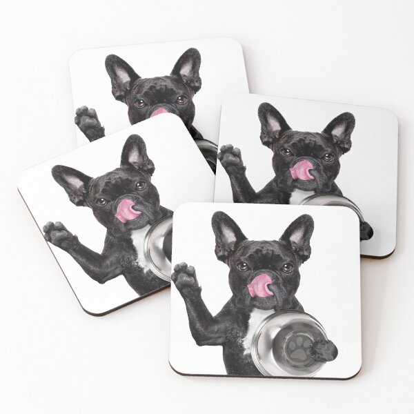 Item preview,  dog, bulldog, dog with a bowl designed and sold by Viktoriia Trubiichuk.