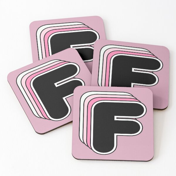 Item preview, F letter, retro, alphabet designed and sold by OkihanaShop.