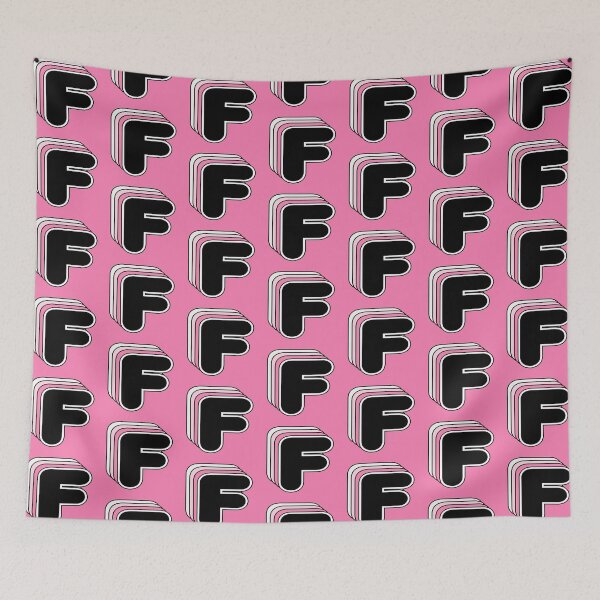 Item preview, F letter, retro, alphabet designed and sold by OkihanaShop.