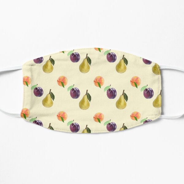 Peach, Plum, Pear Flat Mask