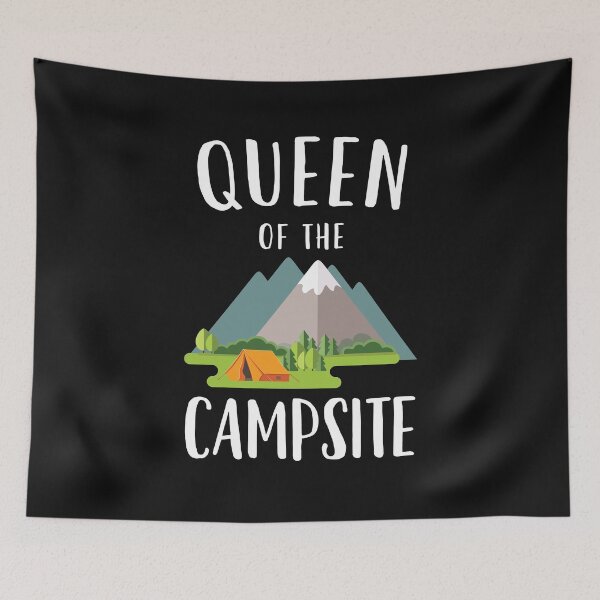 Item preview, Camping Design for Women Ladies Girls Funny Queen of the Campsite designed and sold by EstelleStar.