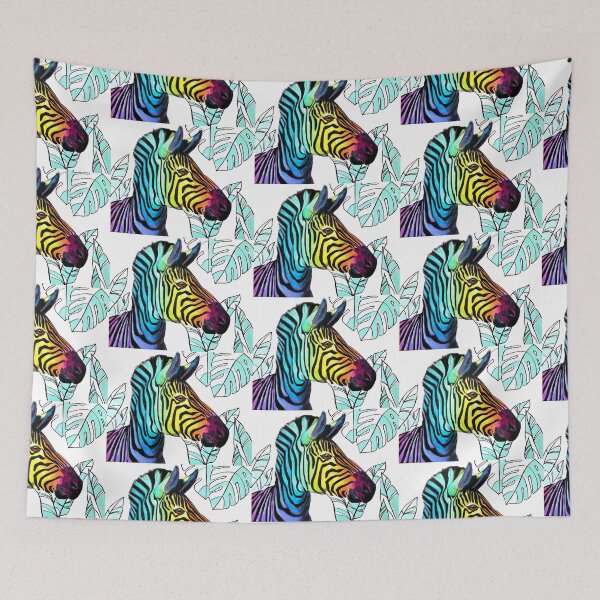 Item preview, Rainbow Zebra -  Taste the Stripy Rainbow designed and sold by dawgpainter.