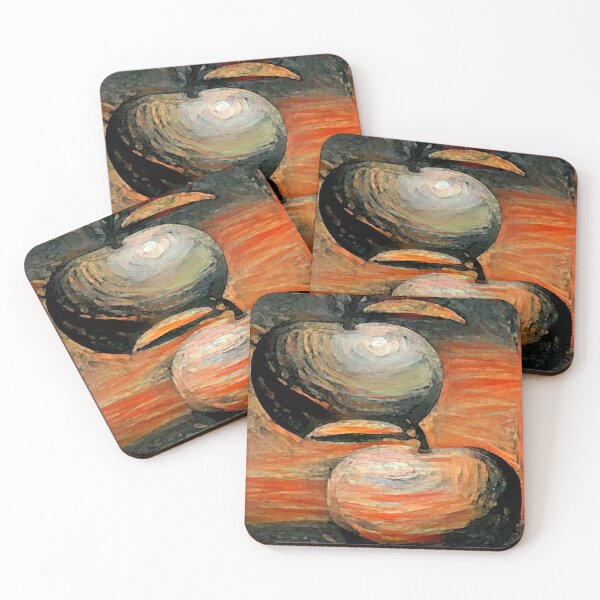 Item preview, BIG BRIGHT APPLES WITH A SUNSET THEME FOR THE KITCHEN OR CAFE OR FRUIT SHOP  designed and sold by Artistree.