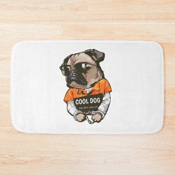 Item preview, prisoner cool pug dog designed and sold by Shopwick.