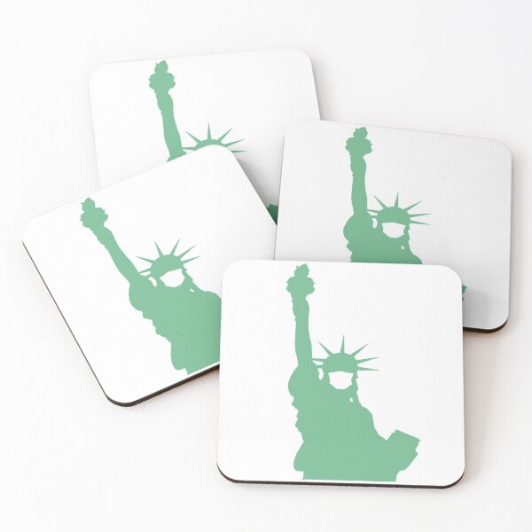 Item preview, Statue of Liberty with Facemask designed and sold by pbportfolio.