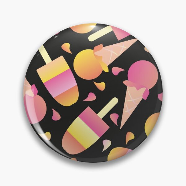 Item preview, Sweet Ice Creams black designed and sold by Colour Angel by KV.
