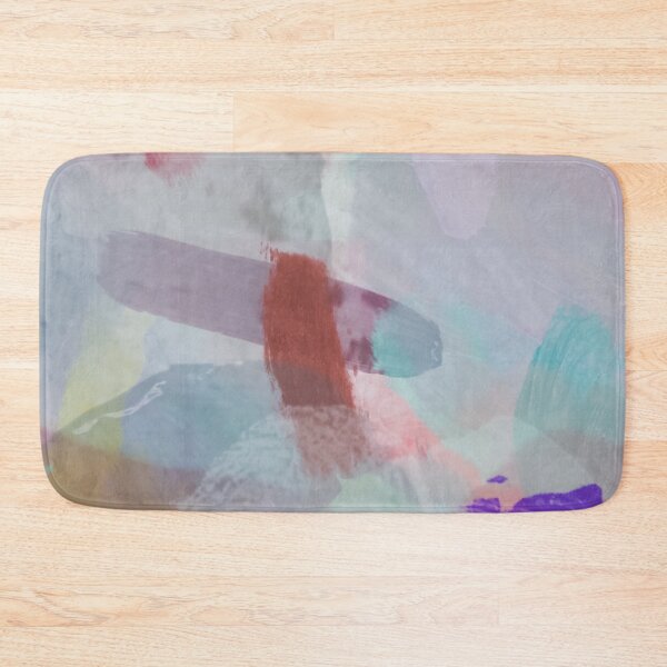 Item preview, brush painting texture abstract background in pink purple green red designed and sold by Mrvell.