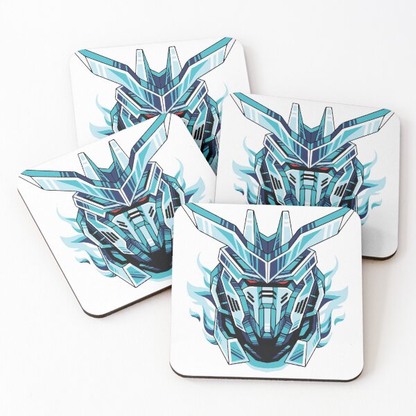Item preview, flaming ice blue gundam designed and sold by Shopwick.