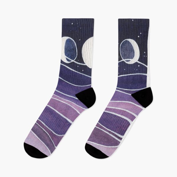 Item preview, Purple Mountains and Moon designed and sold by kirimoth.