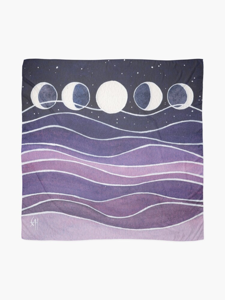 Alternate view of Purple Mountains and Moon Scarf