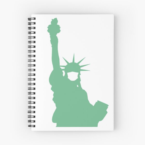 Item preview, Statue of Liberty with Facemask designed and sold by pbportfolio.