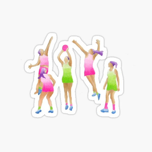 Netball Team Sticker