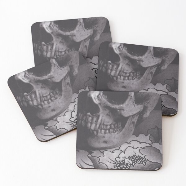 Item preview, Skull with Peony designed and sold by brittnideweese.
