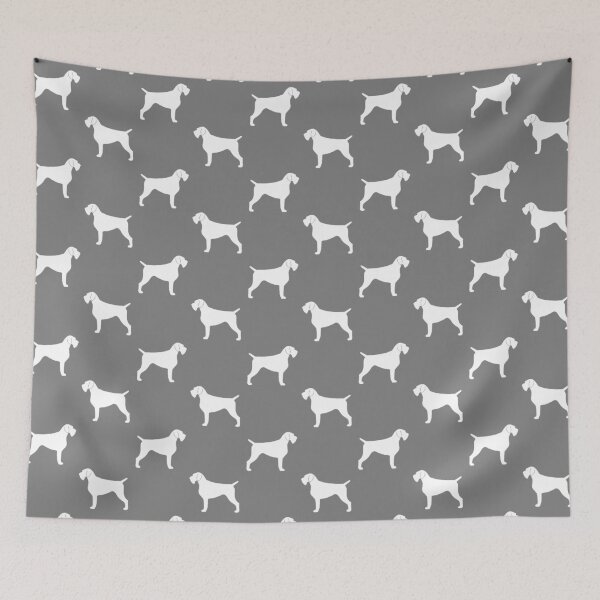 Item preview, German Wirehaired Pointer Silhouette(s) designed and sold by Jenn Inashvili.