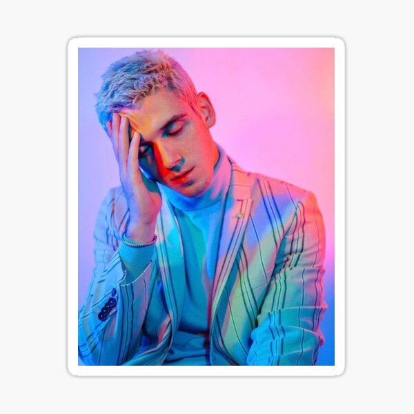 lauv in color Sticker