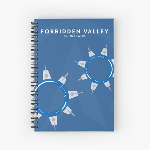 Theme Park Spiral Notebooks Redbubble - space mountain galactica roblox