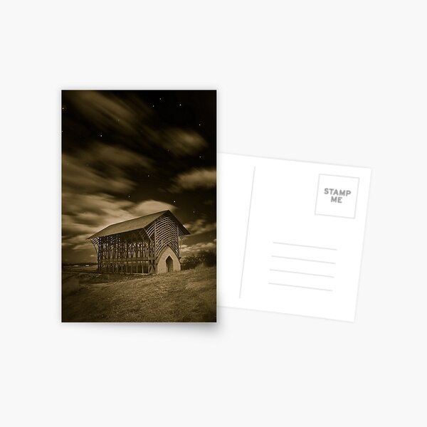 Shrine at Night (simulated) Postcard