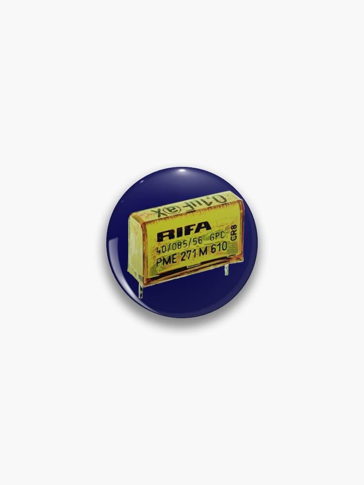 Rifa Capacitor Pin for Sale by WysiWygProtogen