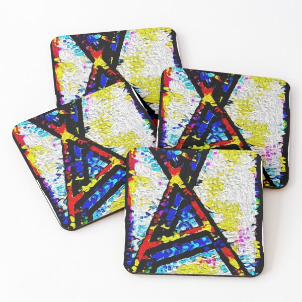Item preview, THE LETTER A - IN BRIGHT NEON COLOURS  designed and sold by Artistree.
