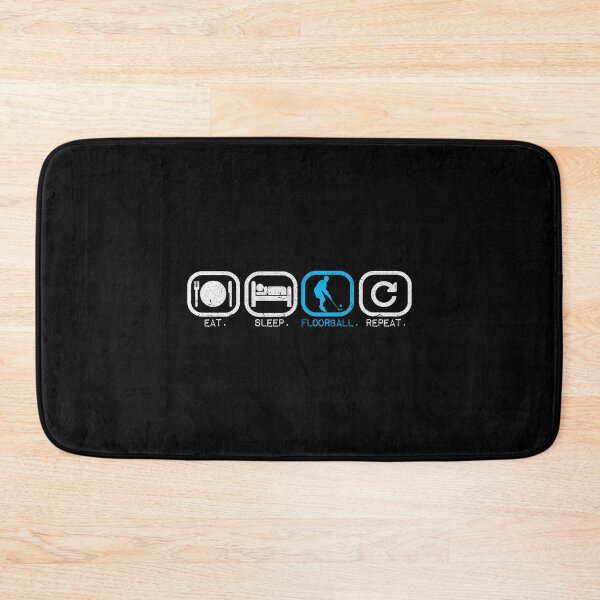 Item preview, Eat Sleep Floorball Repeat Unihockey designed and sold by NeXore.