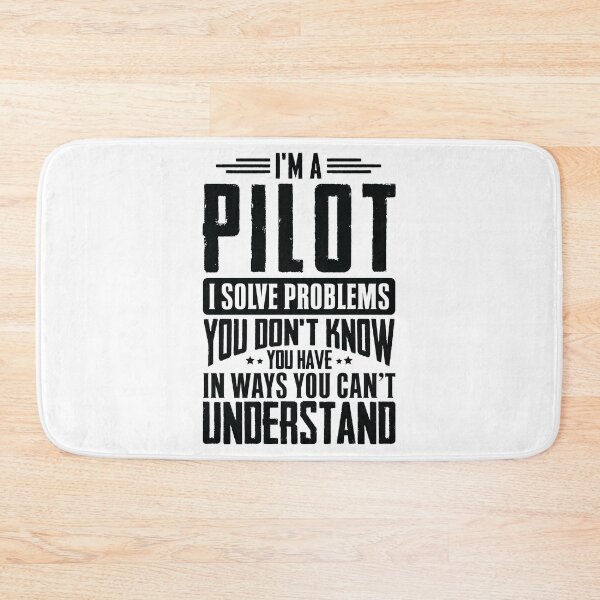Item preview, Pilot Shirt I Solve Problems You Have Funny Gift Tee designed and sold by Orange Pieces.