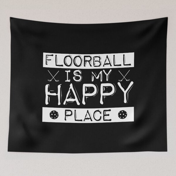 Item preview, Floorball is my happy Place Unihockey designed and sold by NeXore.