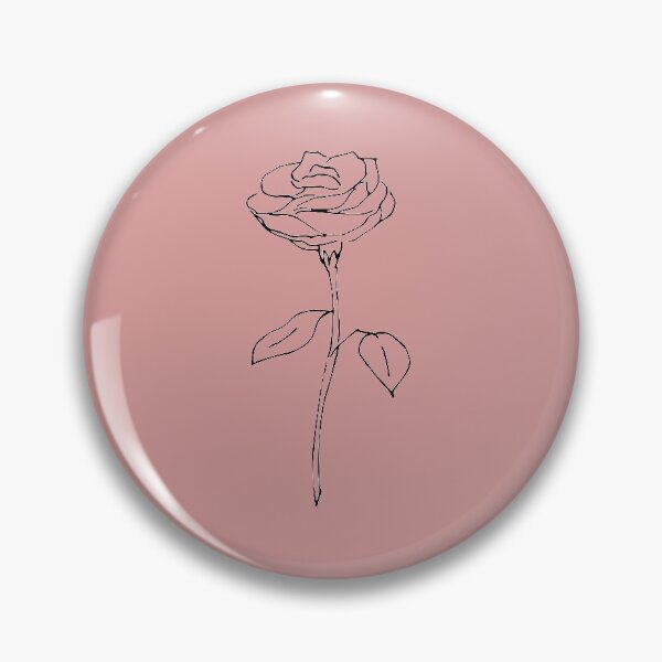 Item preview, Rose Sketch Black and White designed and sold by crazyclementine.