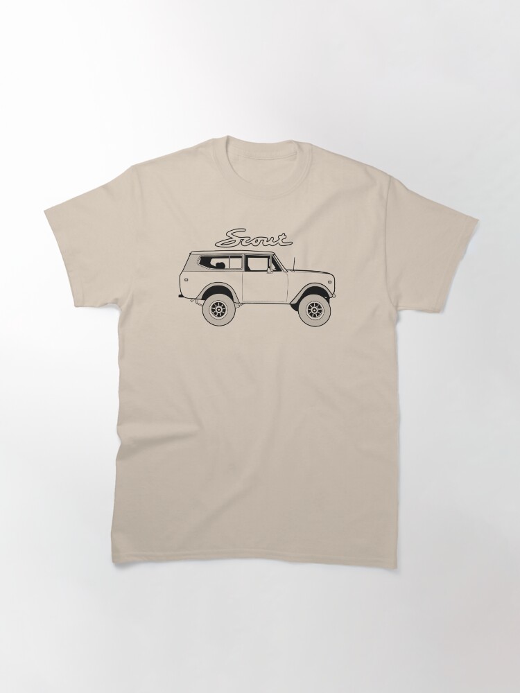 Alternate view of International Scout II Harvester Classic Vintage 4x4 Truck Offroad Vehicle Classic T-Shirt