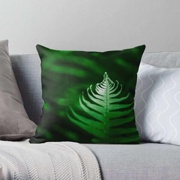 Curly Hair Throw Pillow