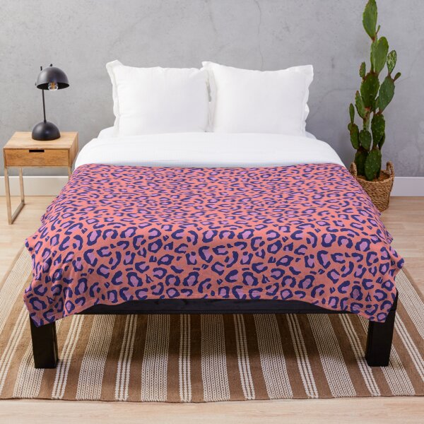Item preview, Leopard Print - Coral & Purple designed and sold by thedailygrind.