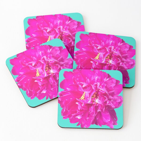 Item preview, Mary's Garden: Pink Flower /Turquoise  designed and sold by Willfromok.