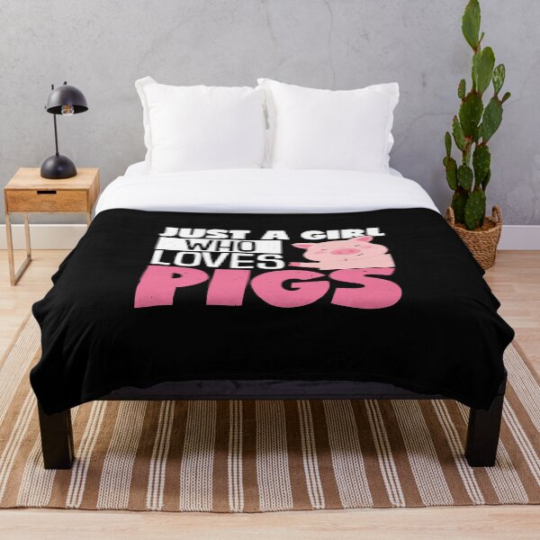 Item preview, Just A Girl Who Loves Pigs, Funny Gift designed and sold by SlinkyDesigns.