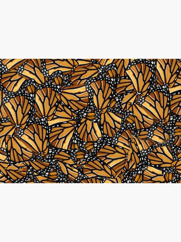 Monarch Butterfly Wing Mosaic Pattern by RootSquare