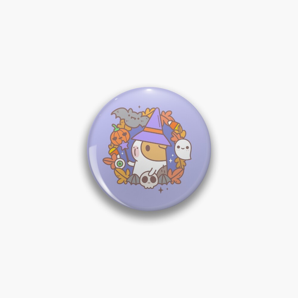 Bubu the Guinea pig, Witchy Wreath Pin