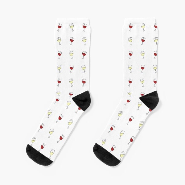 Red Wine, White Wine Socks