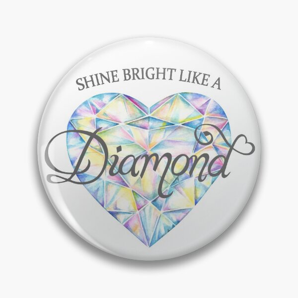 Item preview, Heart shaped diamond watercolor art designed and sold by Sarah Trett.