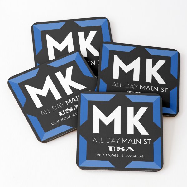 Item preview, MK All Day Main St USA- Dark Blue corners designed and sold by morelando.