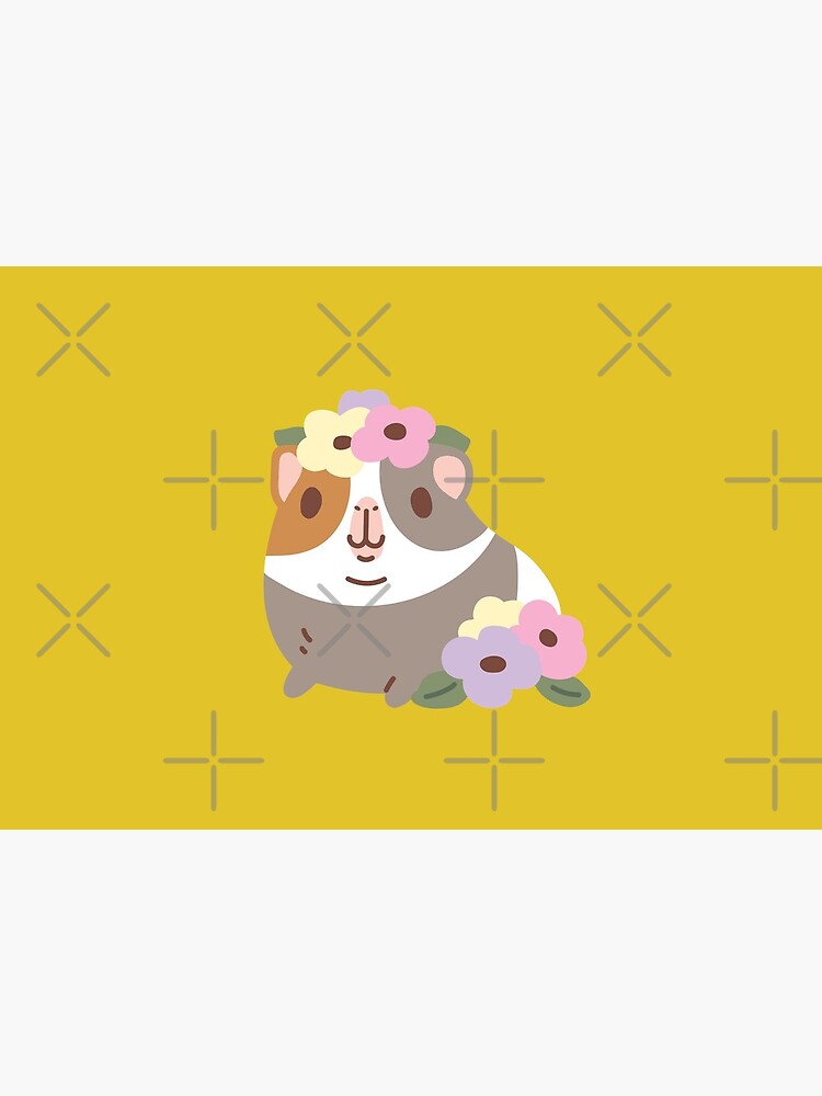 Guinea pig and flowers Pattern by Miri-Noristudio
