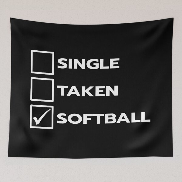 Item preview, Single Taken Softball designed and sold by teesaurus.