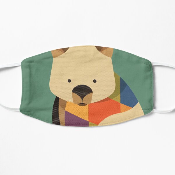 Hello Wombat Flat Mask