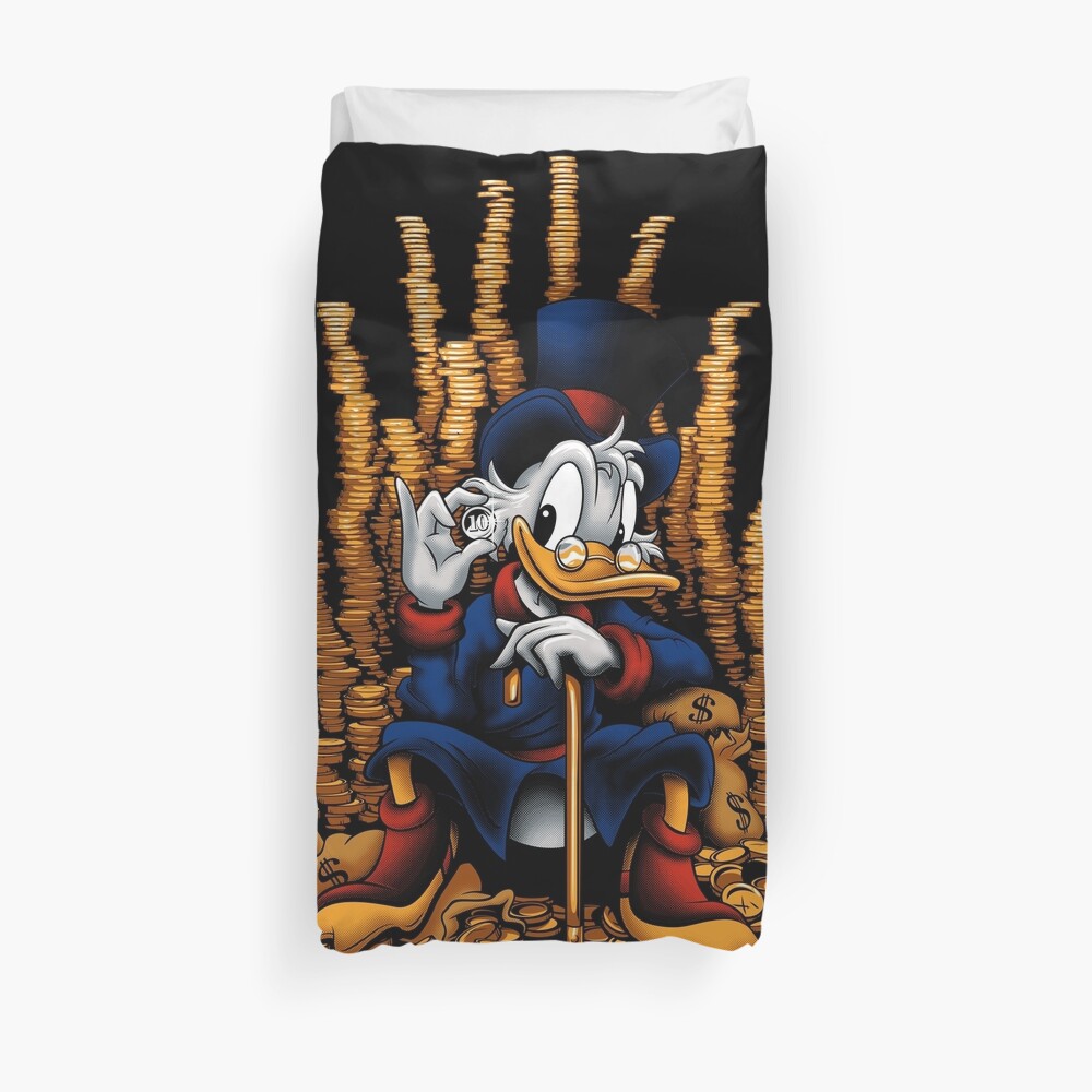 Game of Coins (Alternate) Duvet Cover