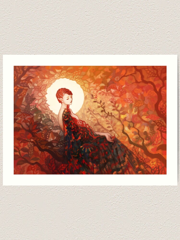Alternate view of FLORAL Art Print