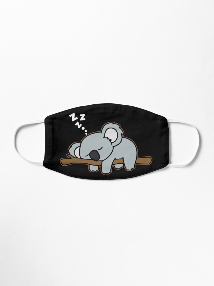 Alternate view of Cute Lazy Koala Bear Napping Funny Gift for Zoo Animal Lover Mothers Day Gift Mask